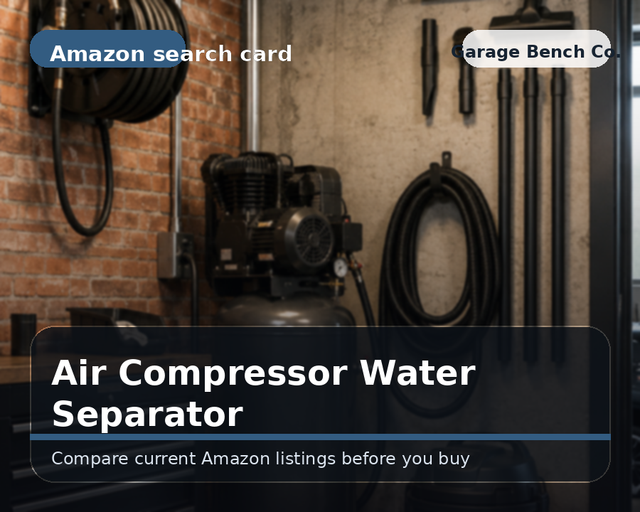 Filter regulator and water separator combo